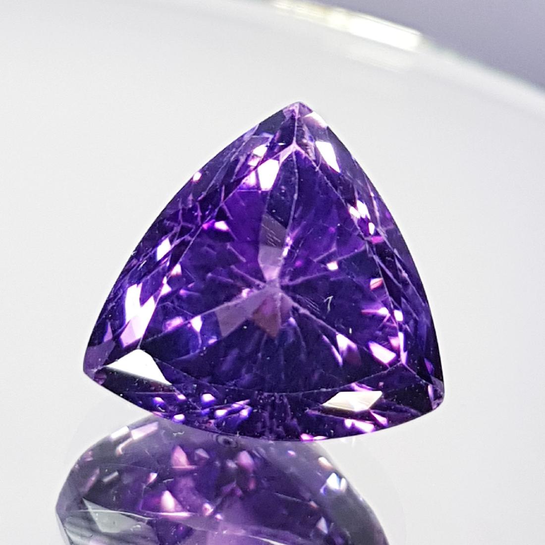 Beautiful Triangle Cut Natural Amethyst - 13.95 ct (1 of 4)