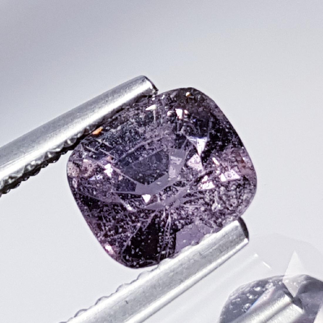 Spinel - 1.10 ct: Item: Spinel - 1.10 ct Color/Clarity: VVS Loose gemstone Carat Weights: 1.1 Size (mm): 6.27 x 5.50 x 4.20 Cushion - Burma No Reserve: This lot starts at $1 and has no reserve as a courtesy so that col
