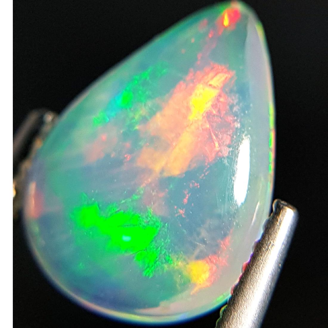 Awesome Fire Pear Cabochon Natural Opal  - 1.50 ct (1 of 10)