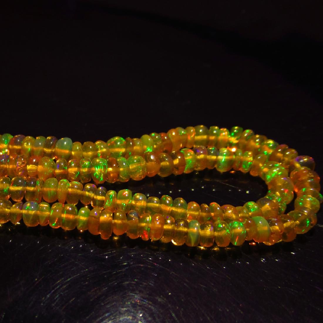 27.07 Ct Genuine Loose 245 Drilled Round Opal Beads (1 of 3)