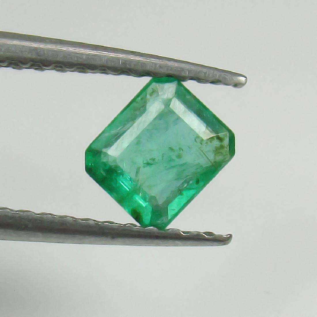 0.44 Ct Genuine Loose Zambian Emerald Octagon cut Very (1 of 3)