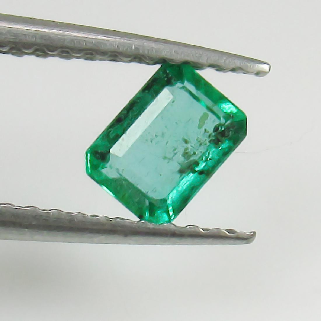 0.43 Ct Genuine Loose Zambian Emerald Octagon cut Very (1 of 2)