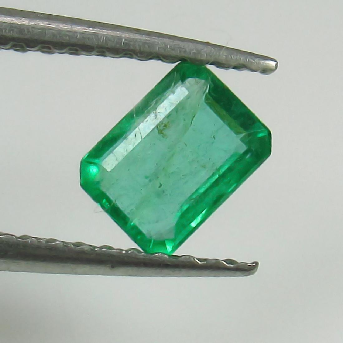 0.46 Ct Genuine Loose Zambian Emerald Octagon cut 5.5X4 (1 of 2)