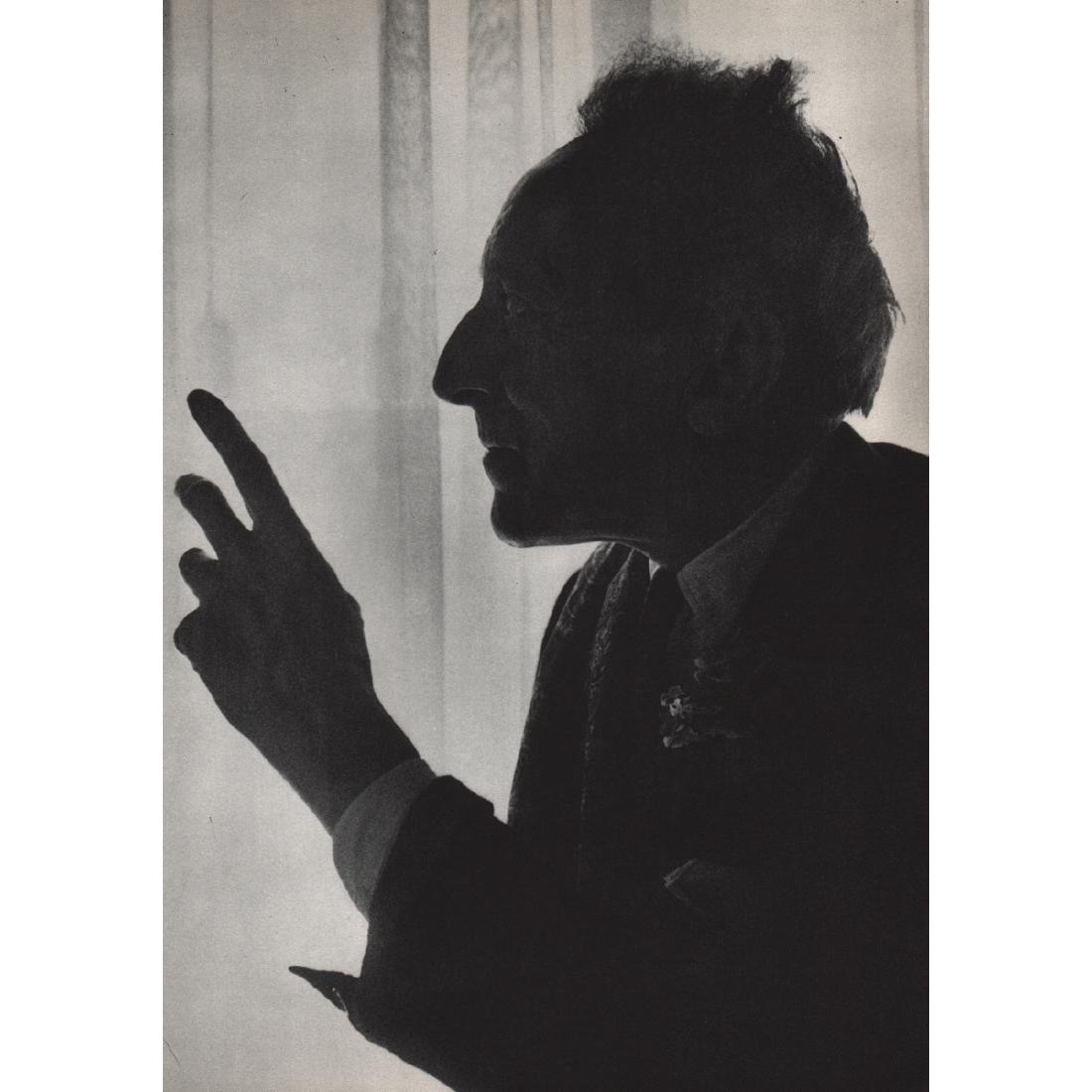 CECIL BEATON - Jean Cocteau: Artist: CECIL BEATON Print Title: Jean Cocteau Medium: Sheet-fed Gravure Printing Date: 1960's Printed in Germany Image Size approx: 8 X 11 inches Cecil Beaton was an English fashion, portrait and war