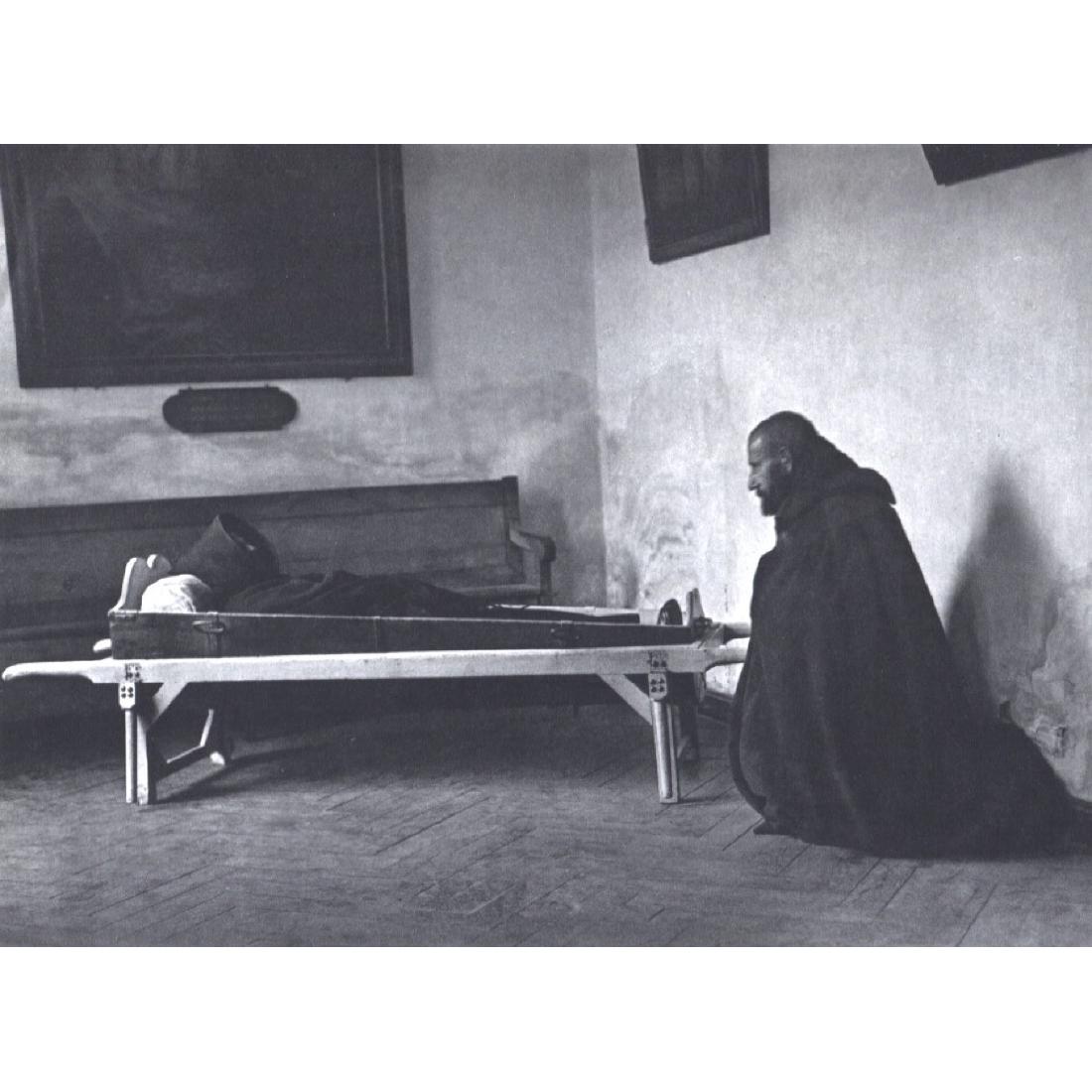 ANDRE KERTESZ - In the Cloister, 1928: Artist: ANDRE KERTESZ Print Title: In the Cloister, 1928, Soligny-sur-Orne Medium: Sheet-Fed Gravure Printed in 1970's Printed in France Image size approx. 9.25 X 6.75 inches Andre Kertesz (1894-1985)