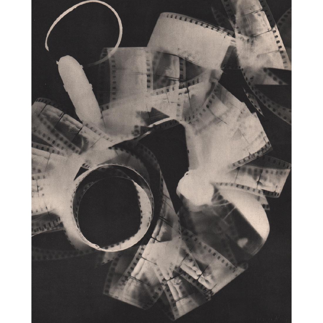 MAN RAY - Rayograph - Film: Artist: MAN RAY Print Title: Rayograph - Film Medium: Sheet-fed Gravure Printing Date: 1930's Printed in France Image size approx. 8 x 10 inches Man Ray, original name Emmanuel Radnitzky, was born on 