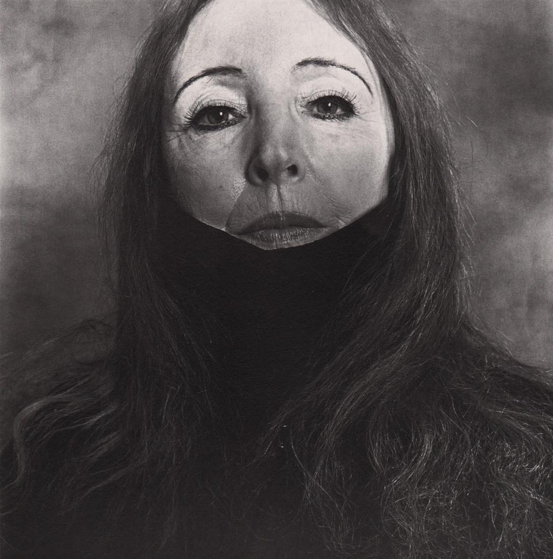 IRVING PENN - Anais Nin, NY, 1971: Artist: IRVING PENN Print Title: nais Nin, NY, 1971 Medium: Photolitho Printed 1984 in the US Image size (inches) approx. 8 x 8” Irving Penn was an American photographer known for his fashion photog