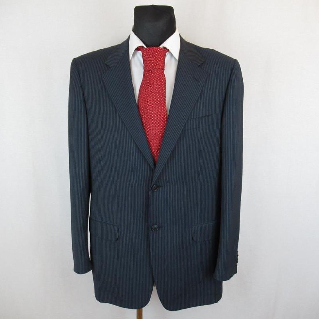 Men's Corneliani 85% Virgin Wool 15% Mohair Navy Blue (1 of 7)