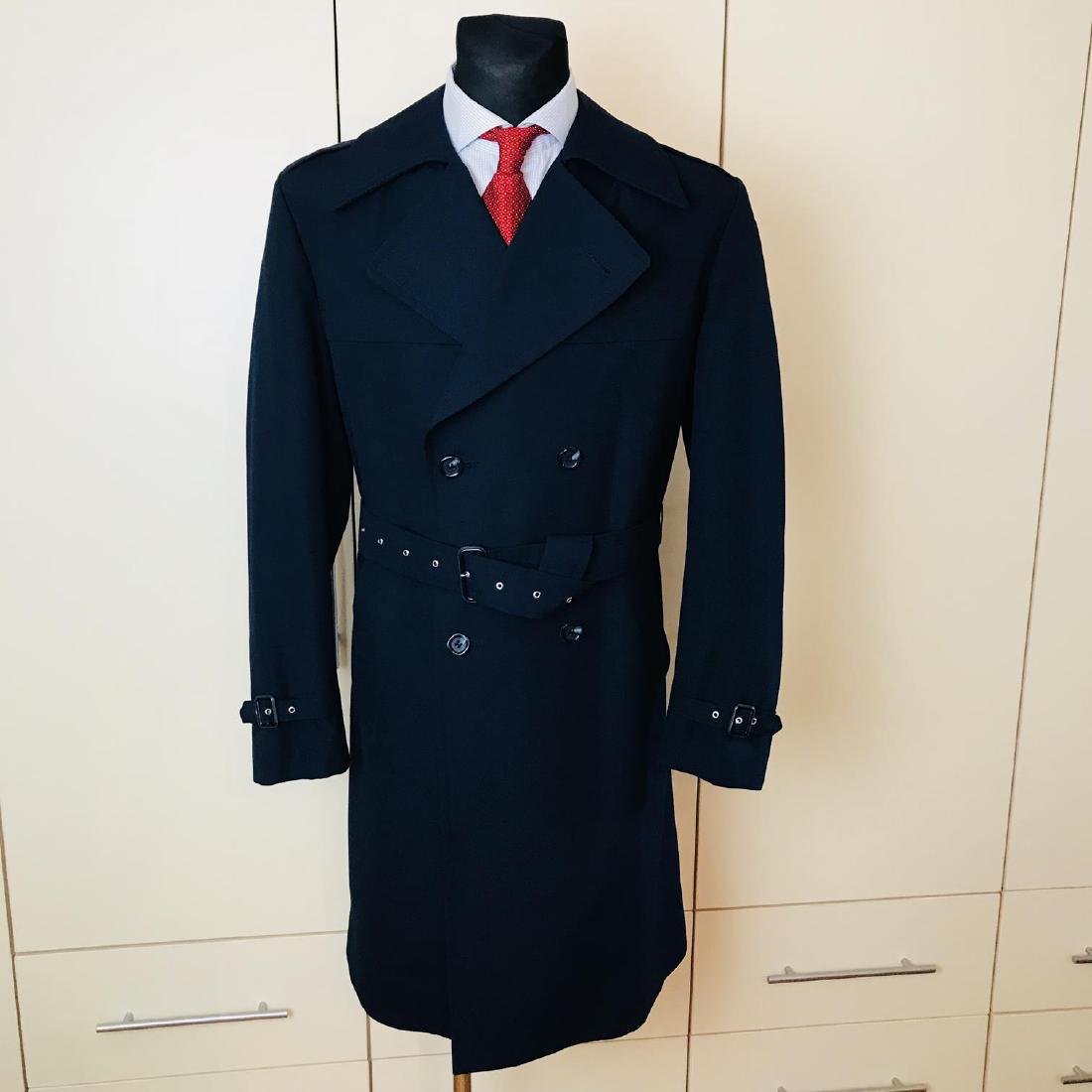 Vintage Men's Navy Blue Trench Coat Size US 42 / EU 52 (1 of 8)