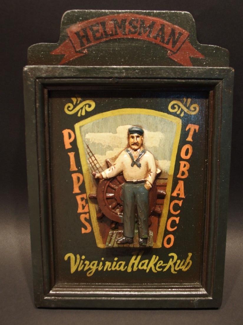 Wood English Pub Tavern Pipes Tobacco Sailor Trade Sign (1 of 6)