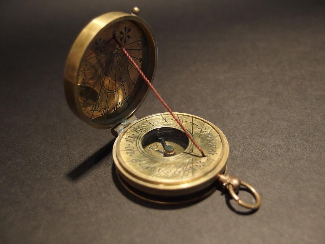 Antique Style Solid Brass Timekeeping Pocket Thread (1 of 9)