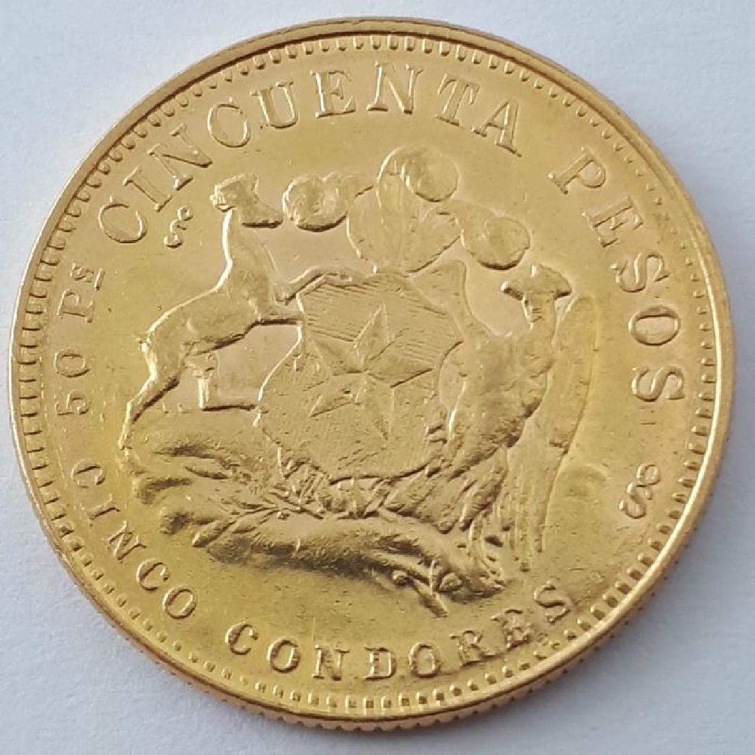 Chile - 50 Pesos 1966 - Gold (1 of 5)