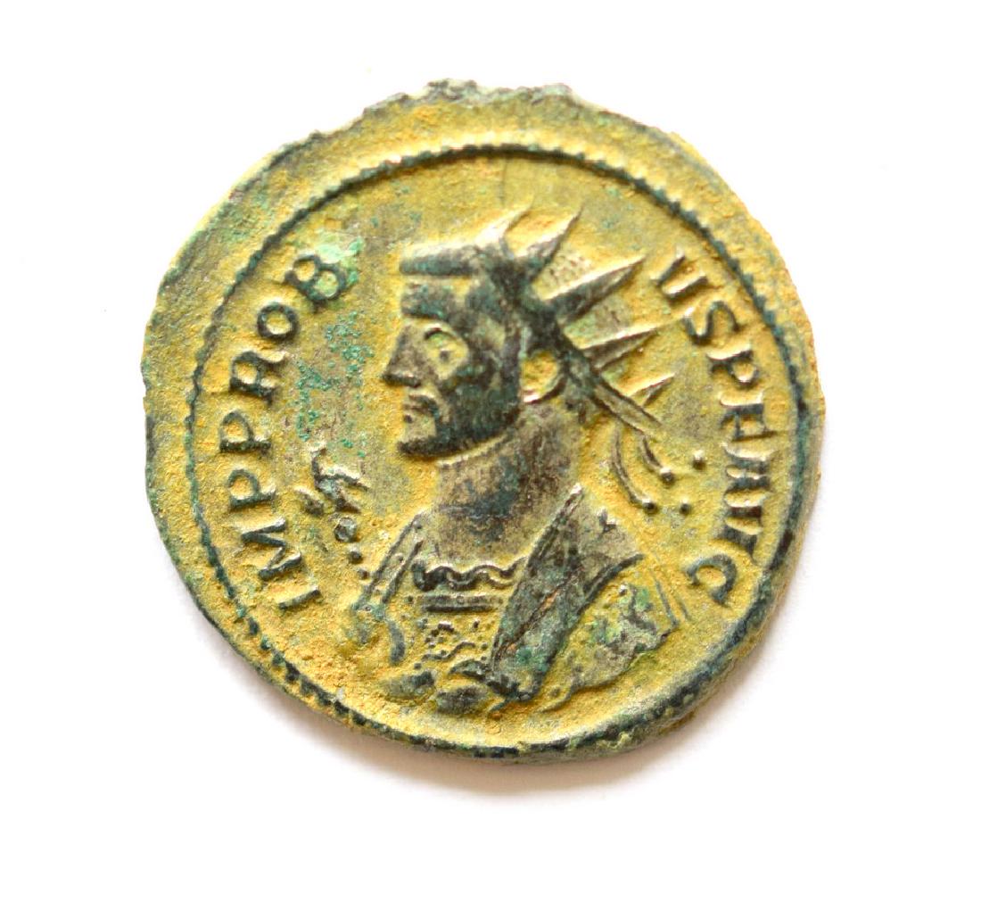 Roman Bronze Antoninianus Coin PR280 ADOBUS Pax Reverse (1 of 2)