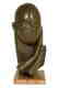 Bronze sculpture female bust after Constantin Brancusi