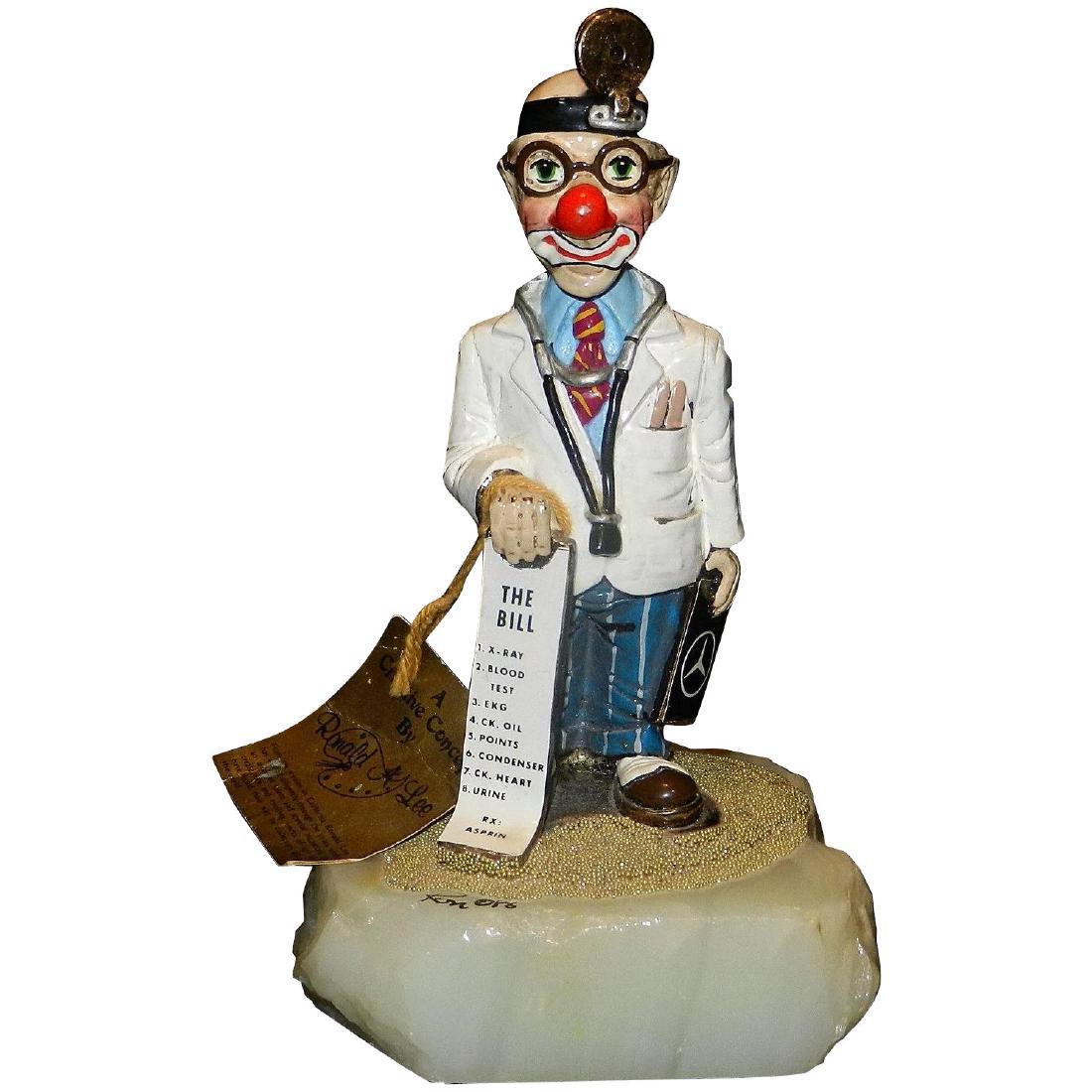 Vintage Ron Lee Signed 1986 The Bill Doctor Clown (1 of 8)