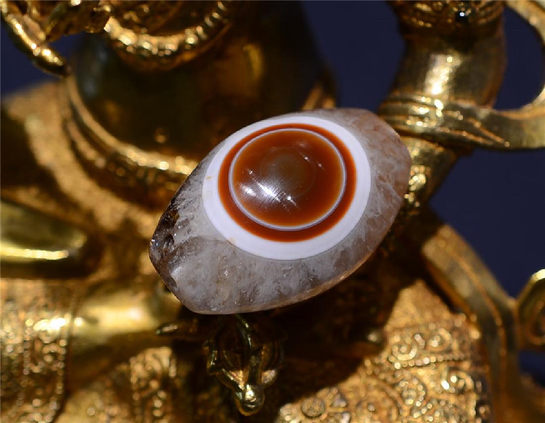 Tibetan eye pattern agate beads (1 of 8)