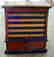 Variegated Tambour Front Sewing Box - 2