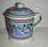 Rare Earthworm Decorated Mocha Ware Porter Mug - 2