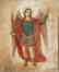 Antique 19c Russian icon of Archangel