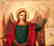 Antique 19c Russian icon of Archangel - 2