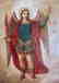 Antique 19c Russian icon of Archangel - 4
