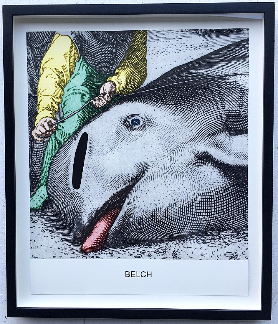 John Baldessari Engraving with sound: Belch 2015 (1 of 1)