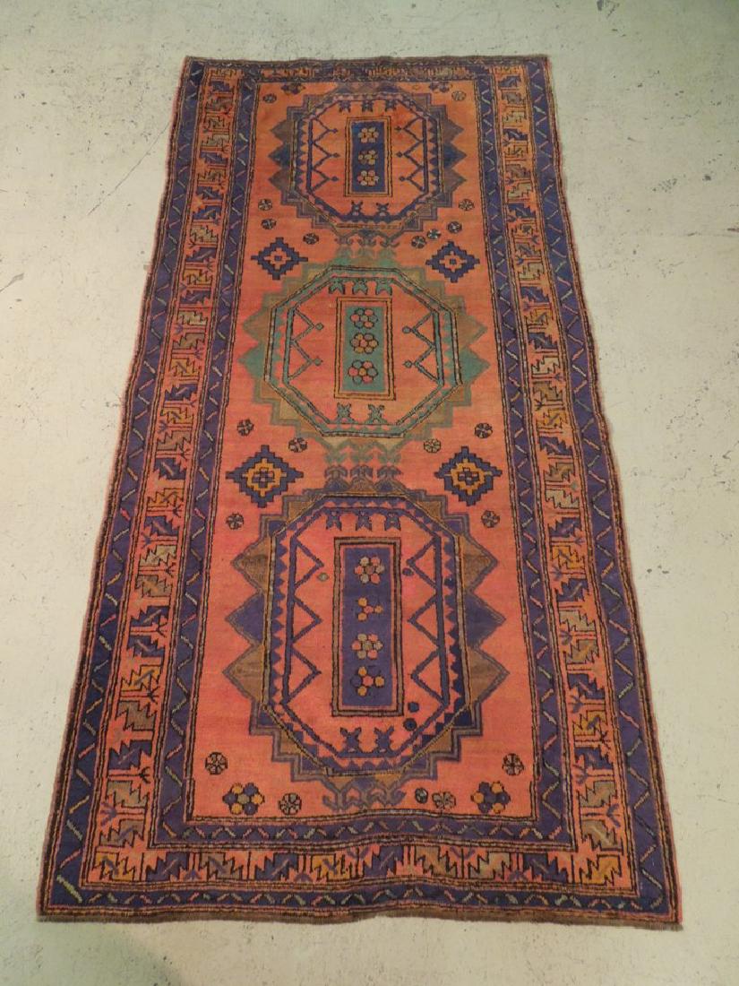 Handmade Rug Gendje Kazak Delicate Wool 3.10x 7.10 (1 of 6)