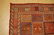 Panel Tile Design Caucasian Soumak Kilim Rug 4.4x6 - 4