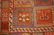 Panel Tile Design Caucasian Soumak Kilim Rug 4.4x6 - 7