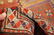 Panel Tile Design Caucasian Soumak Kilim Rug 4.4x6 - 9