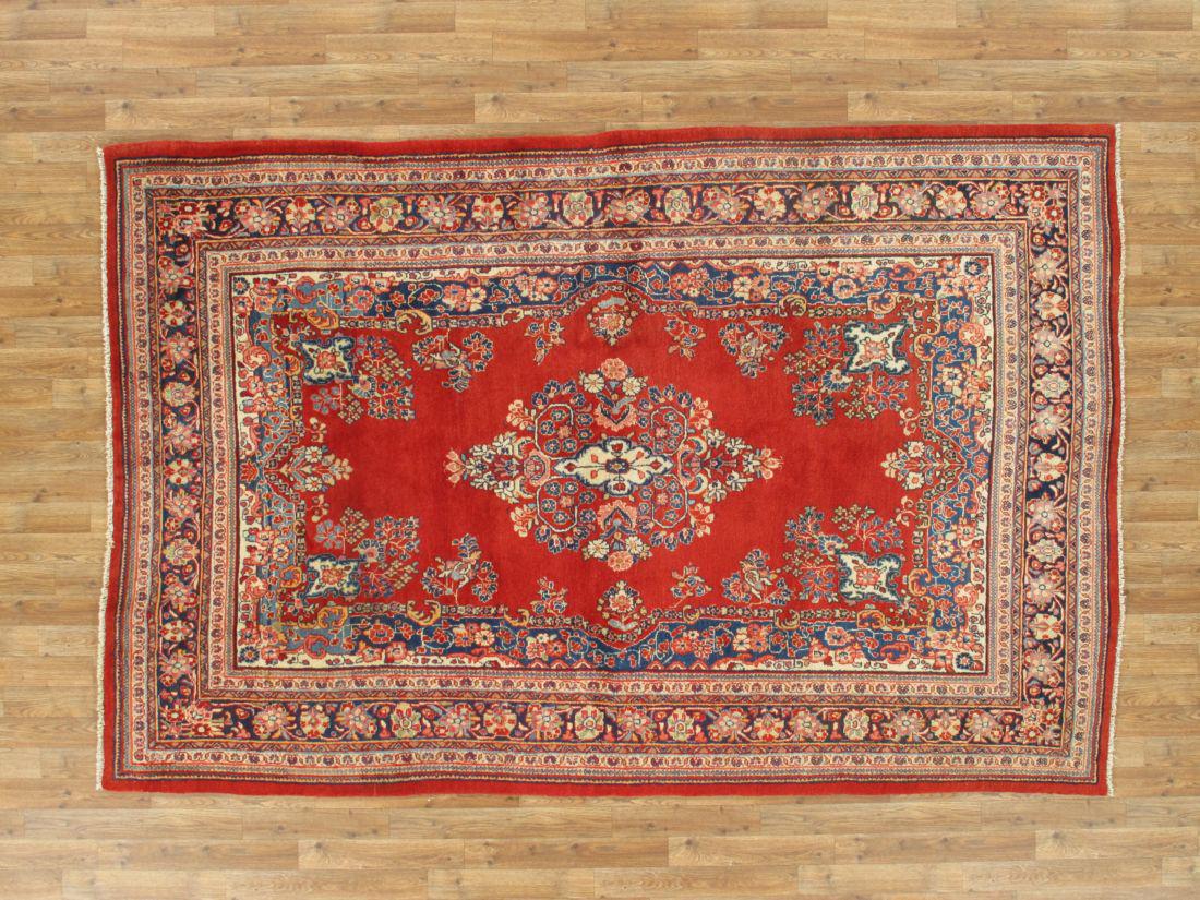 6x9 Antique Persian Sarouk Rug 6x9 (1 of 9)