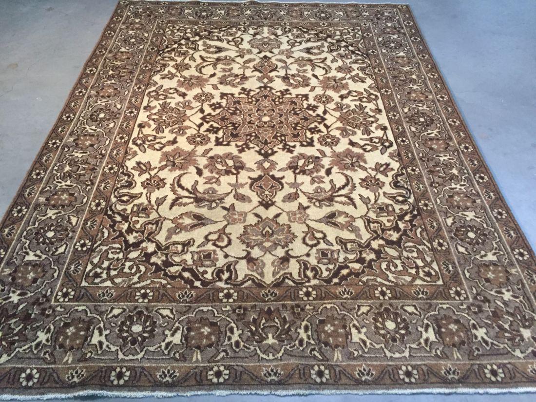 Magnificent Antique Persian Kashan Rug 5x6.8 (1 of 8)