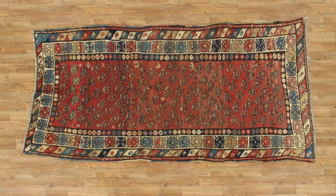 4x8 Antique Persian Malayer Rug 3.10x7.9 (1 of 12)
