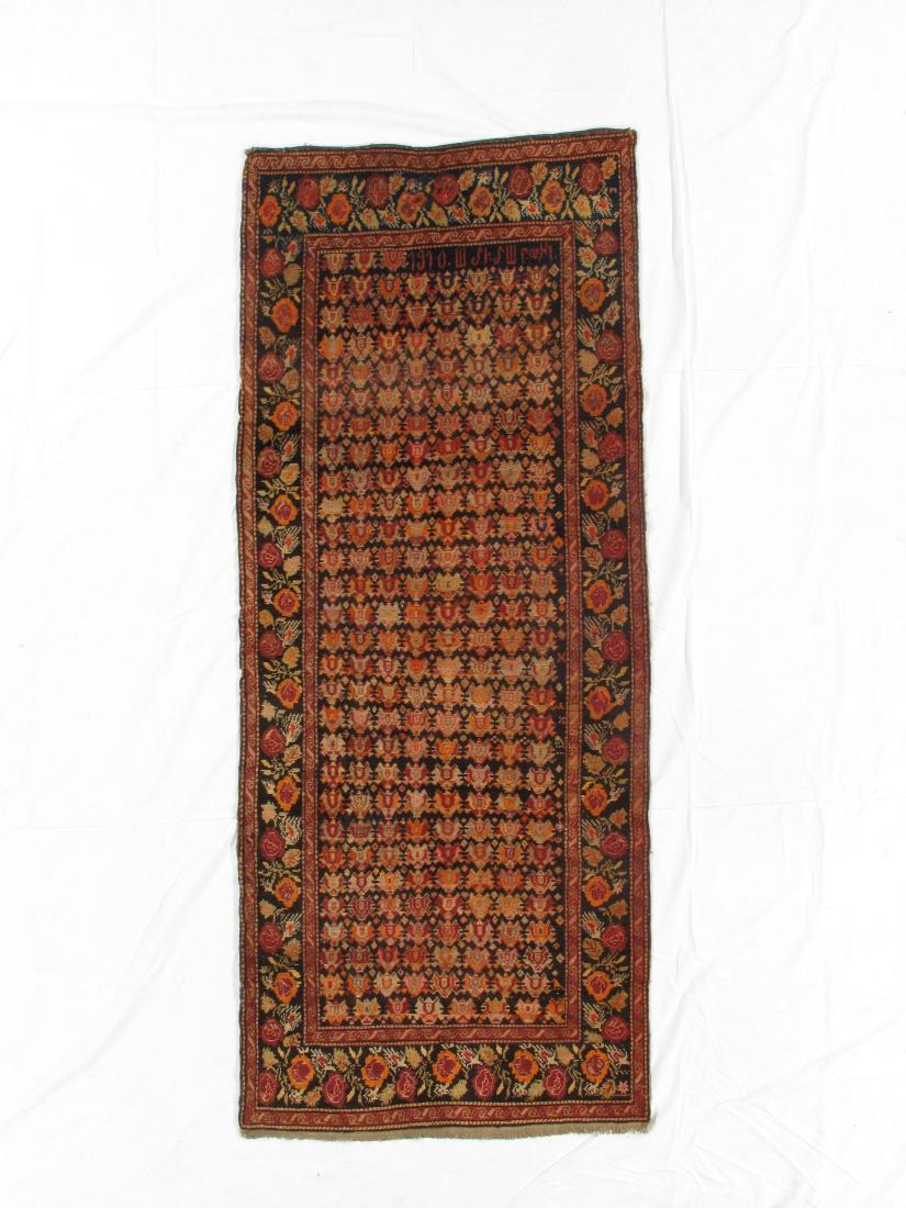 5x12 Antique Caucasion Karabagh Gallery Rug 4.8x11.6 (1 of 7)