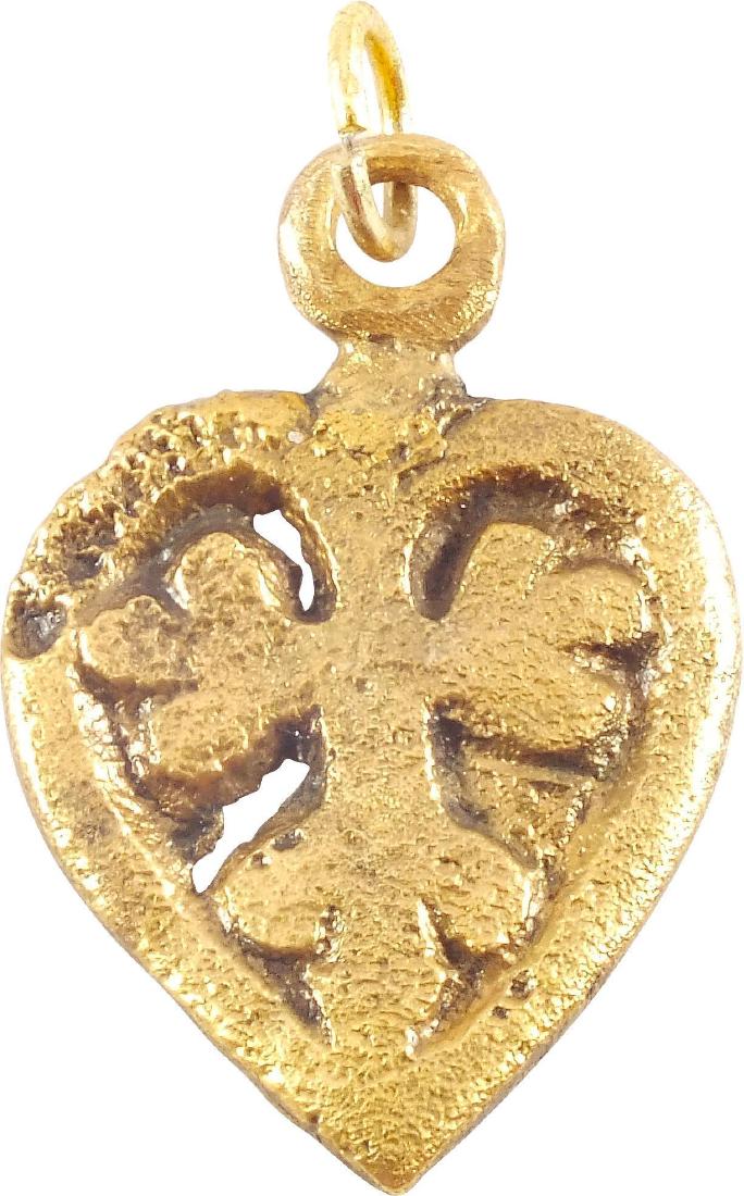 VIKING HEART PENDANT C.1000 AD