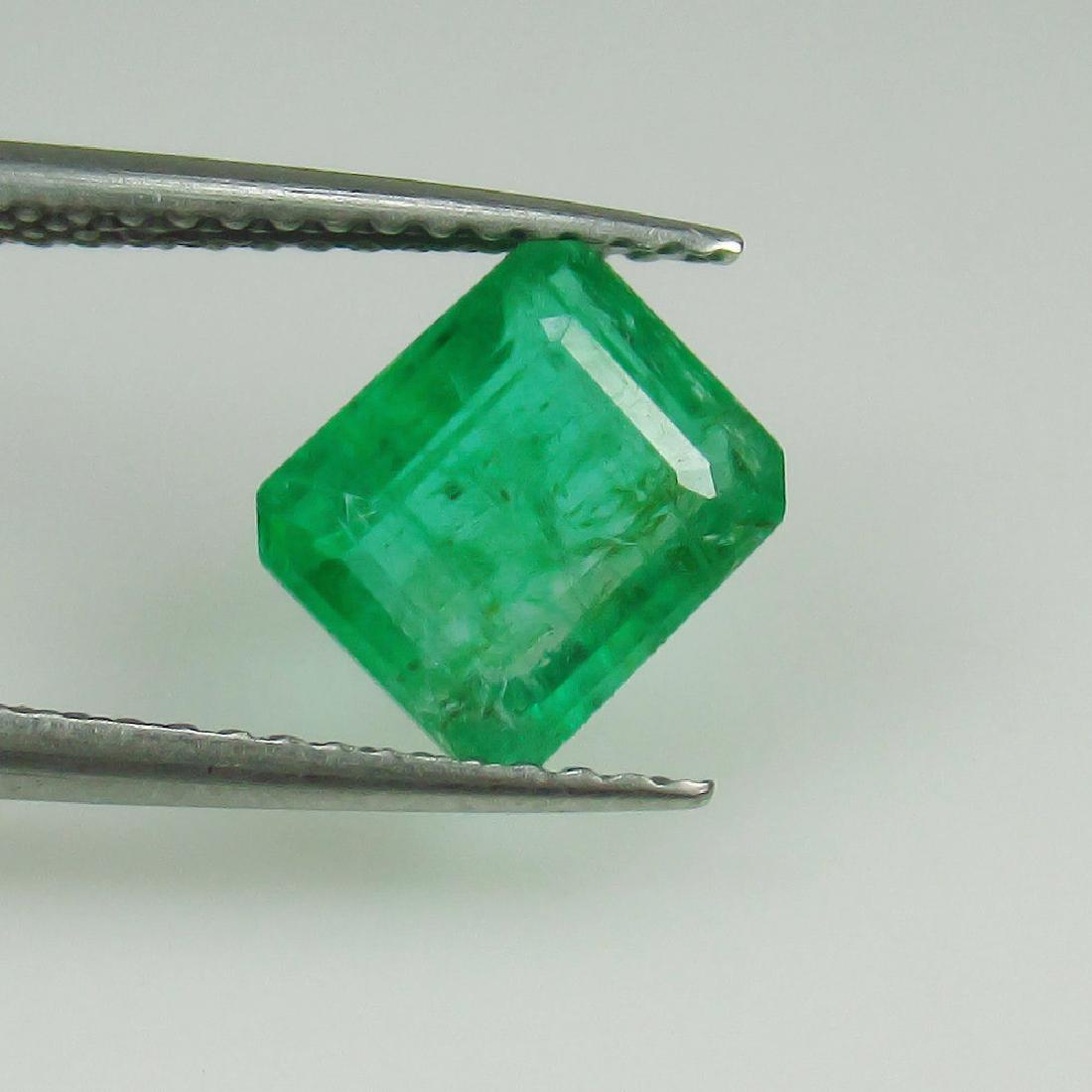 1.41 Ct Genuine Loose Zambian Emerald Octagon cut (1 of 2)