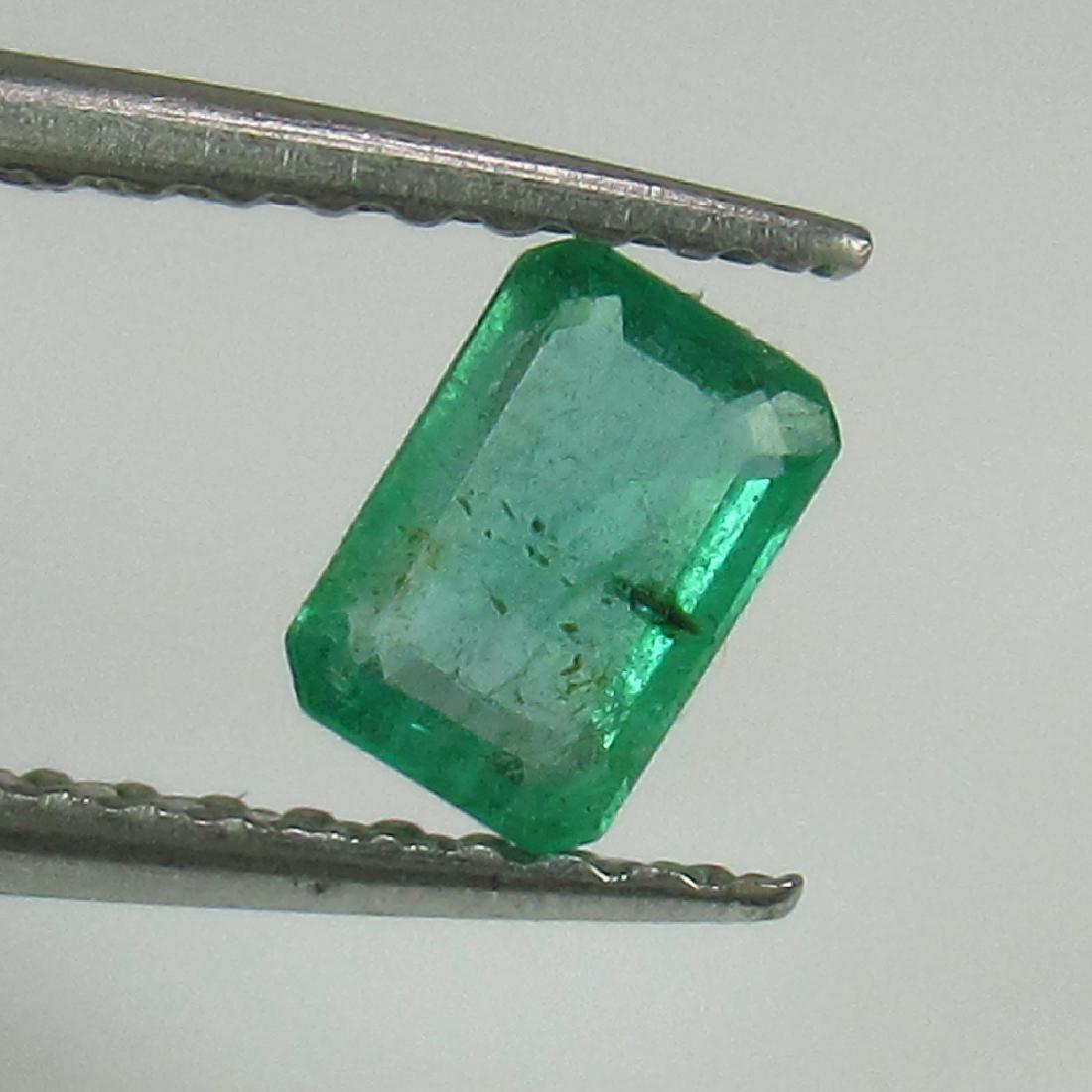 0.33 Ct Genuine Loose Zambian Emerald Excellent Octagon (1 of 2)