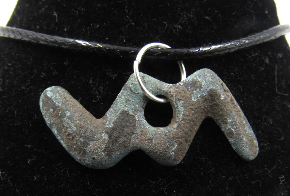Medieval Viking Era Bronze Thunderbolt of God Thor: Medieval Viking Era Bronze Thunderbolt of God Thor Circa 900 – 1100 AD Medieval Viking Era Bronze Thunderbolt of God Thor. This item has been professionally cleaned to show original details, and inc