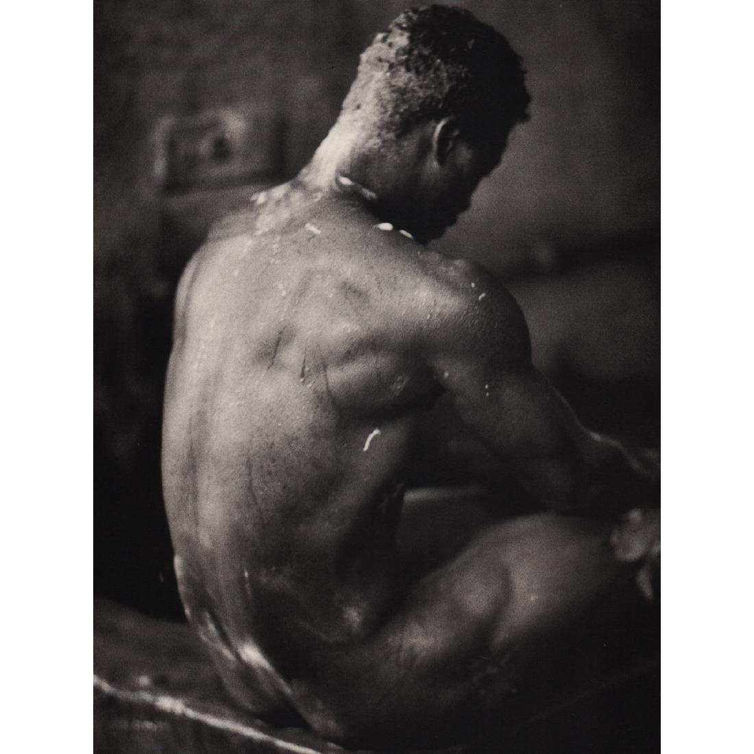 GIAN PAOLO BARBIERI - Work ends at the Slaughterhouse: Artist: GIAN PAOLO BARBIERI Print Title: Work ends at the Slaughterhouse, Tuléar Medium: Photo-engraving Printed in 1990's Printed in Italy Image Size approx: 10 x 12.5 inches Gian Paolo Barbieri (b.