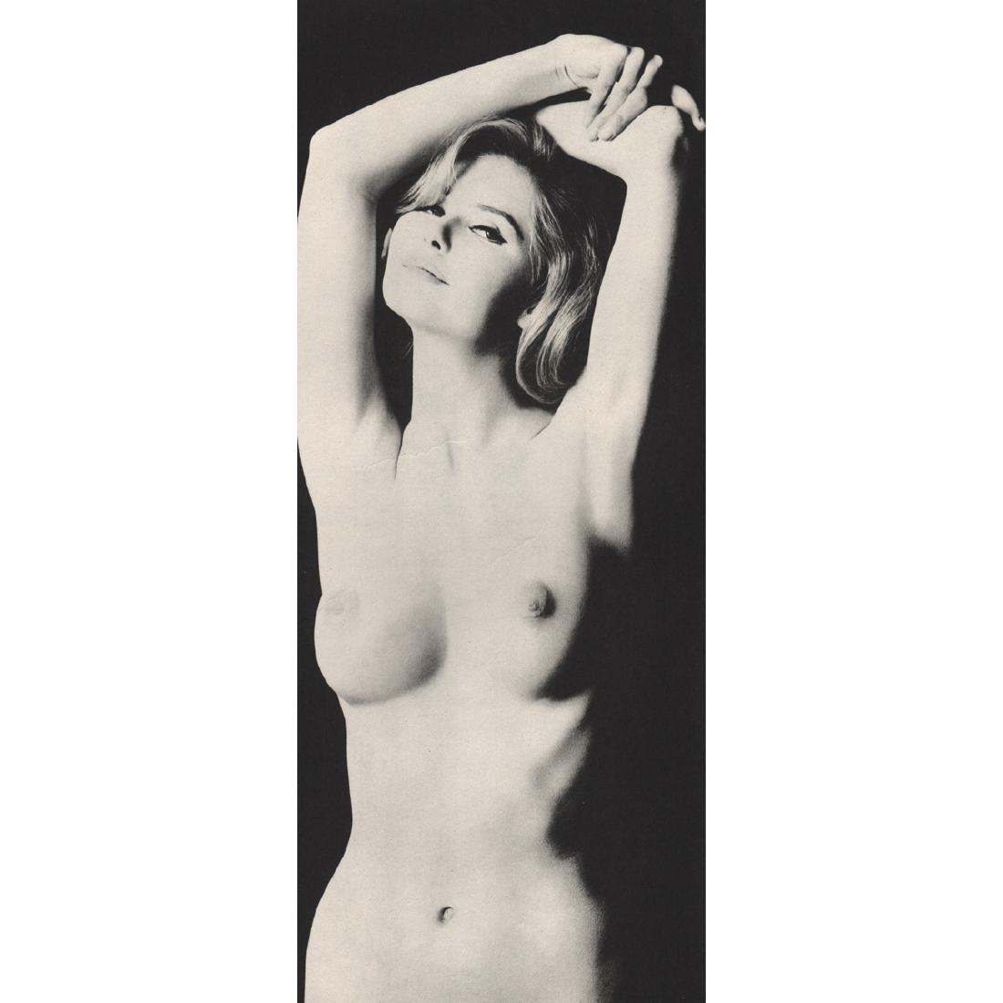 SAM HASKINS - Helmi: Artist: SAM HASKINS Print Title: Helmi Medium: Sheet-fed Gravure Printing Date: 1960's Printed in the USA Image Size: 5.5 X 12.5 inches Sam Haskins (1926-2009) was a British photographer, born and rai