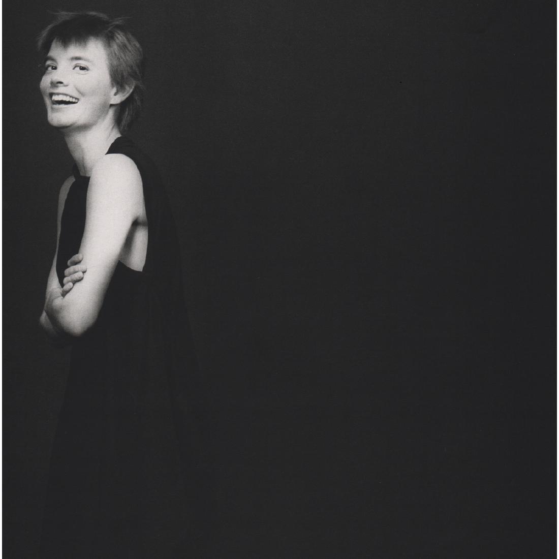 ROBERT MAPPLETHORPE - Molissa Fenley, 1983: Artist: ROBERT MAPPLETHORPE Print Title: Molissa Fenley, 1983 Medium: Sheet-fed Gravure Printing Date: 1980's Printed in Japan Image size approx. 9.75 X 9.75 inches Robert Mapplethorpe was an American