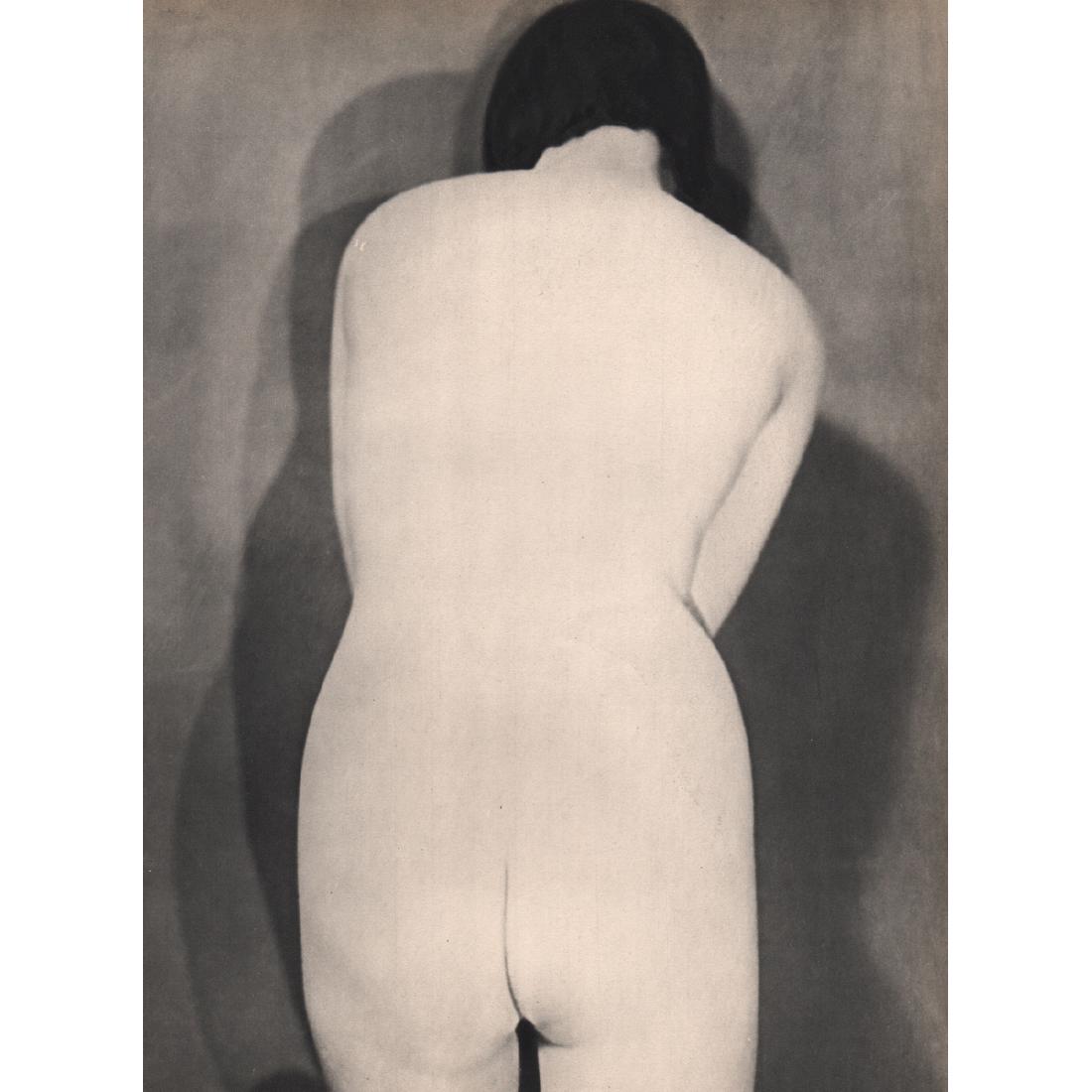 MAN RAY - Nude: Artist: MAN RAY Print Title: Nude Medium: Sheet-fed Gravure Printing Date: 1930's Printed in France Image size approx. 8.5 x 11 inches Man Ray, original name Emmanuel Radnitzky, was born on August 27,