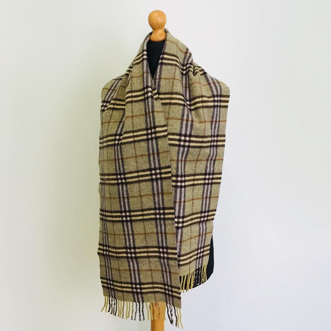 Vintage Burberry Lambswool Scarf (1 of 4)