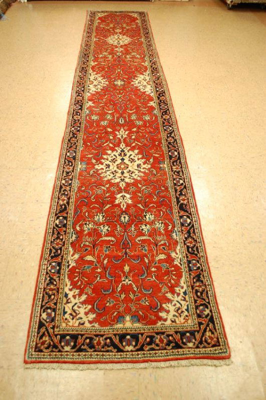 Antique Persian Sarouk Rug 2.9x15 (1 of 8)