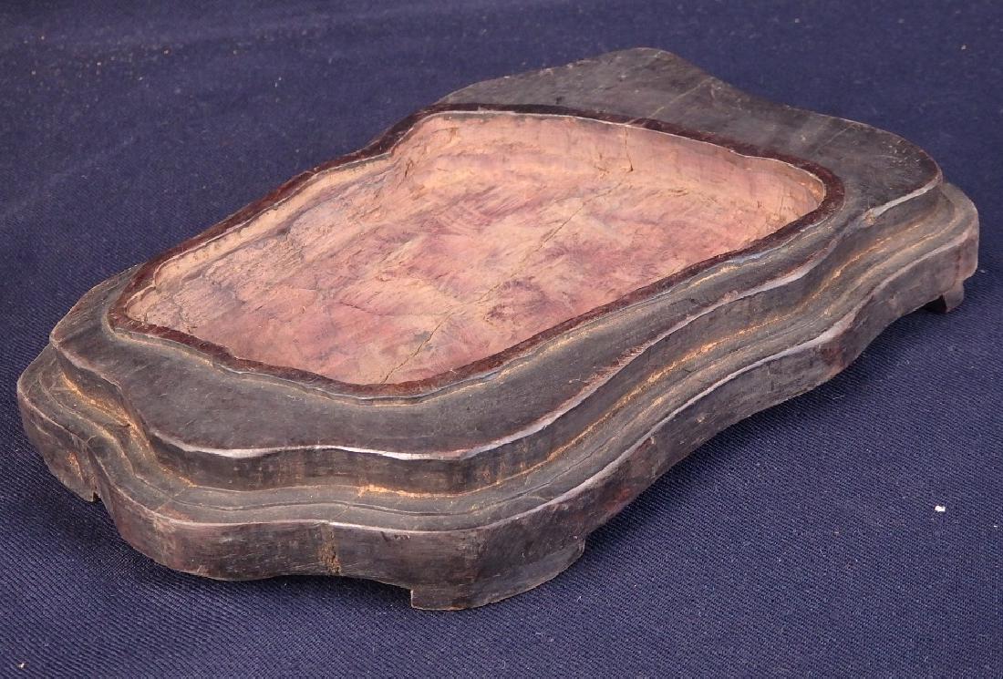 Vintage solid heavy wooden stand (1 of 10)