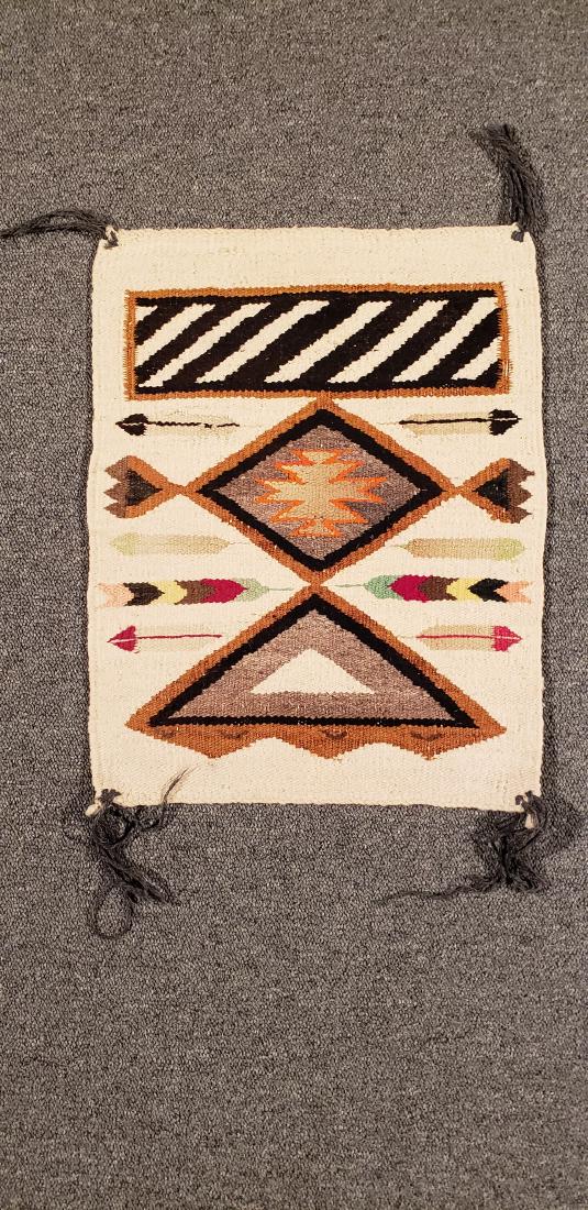 Navajo Miniature Rug Ca 1950's (1 of 4)