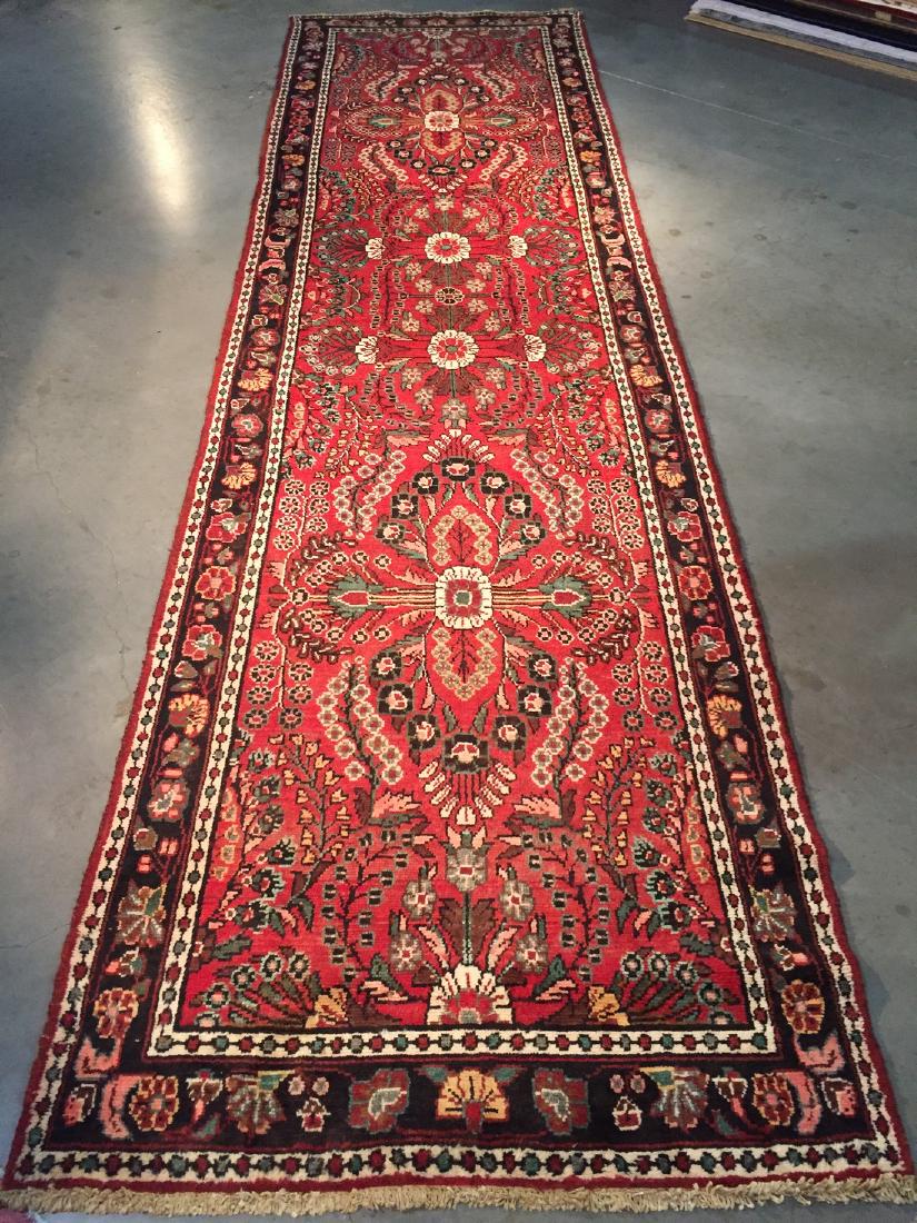 Vintage Authentic Persian Sarouk Runner Rug 3.5x13 (1 of 9)