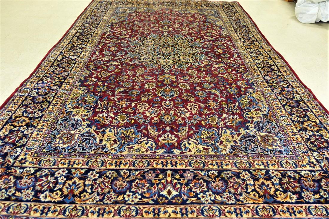 Vintage Isfahan Wool Rug 15x9.6 (1 of 5)