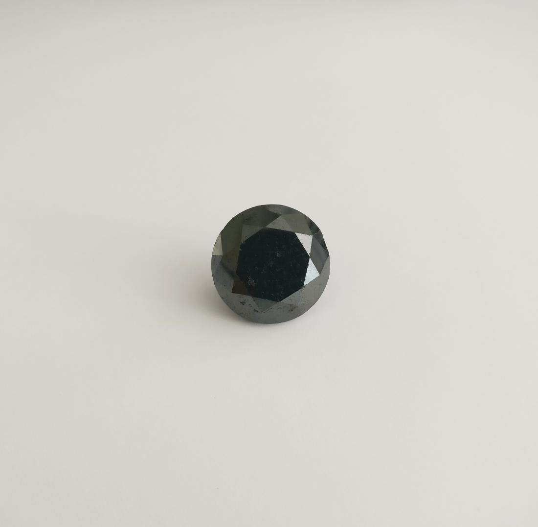 Round Brilliant Diamond Fancy Black 32.68 ct (1 of 4)