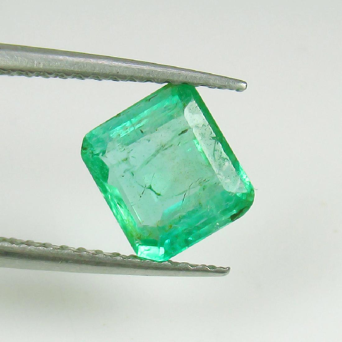 1.25 Ct Natural Zambian Emerald Octagon cut (1 of 2)
